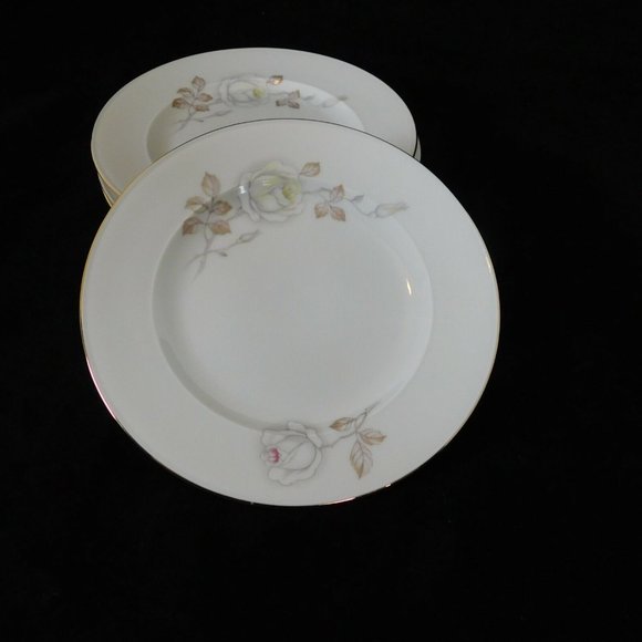 Johann Haviland Sweetheart Rose Bavaria Germany Set of 4 Bread & Butter Plates - Picture 2 of 12